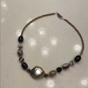 Geode stones necklace